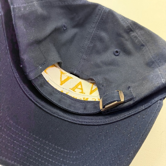 Navy U.S. Naval Academy Baseball Hat Cotton Adjustable OS - Picture 6 of 7